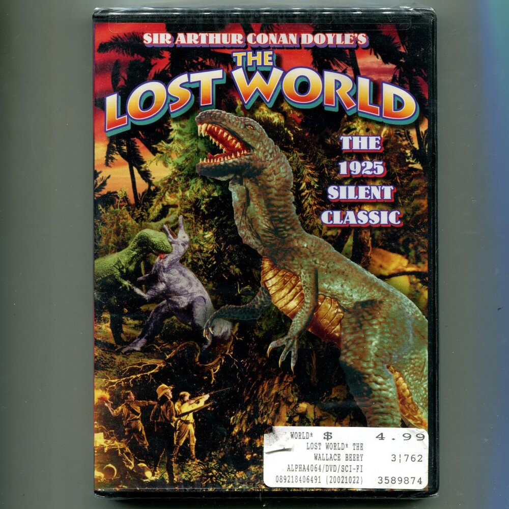 1925 Sir Arthur Conan Doyle's The Lost World B&W Silent Movie DVD